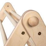 Kleines Zickenling - 5 - fach höhenverstellbares Kletterdreieck (60cm) mit passender Rutsche - Kletterling – einfach Kind sein