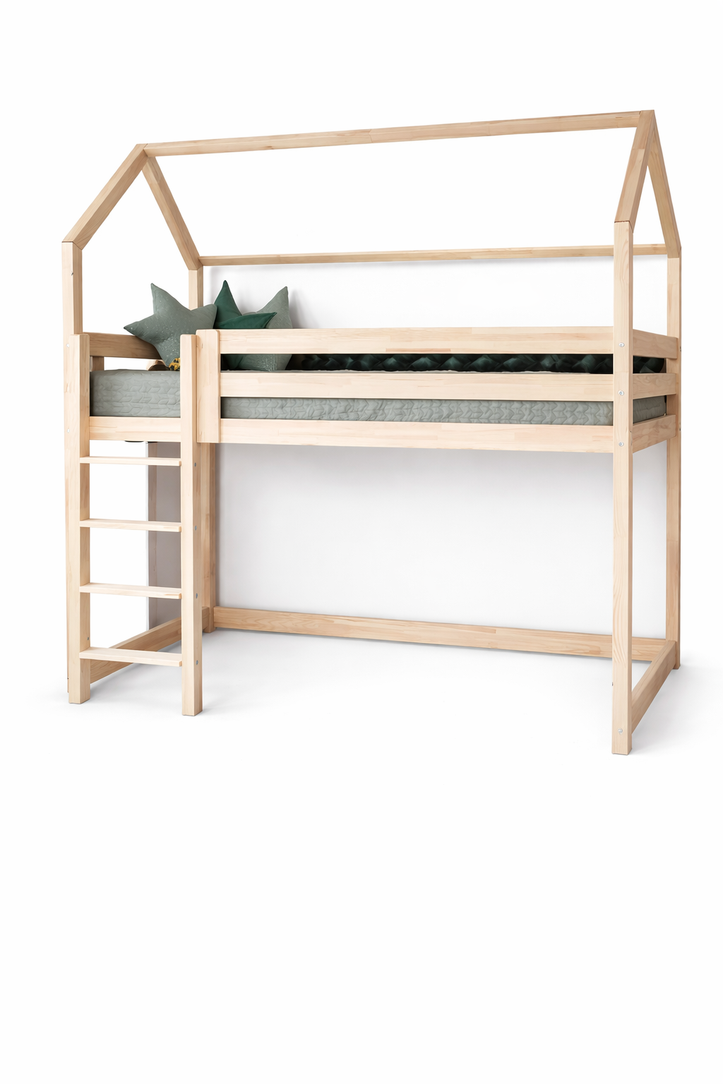 Hochbett WOLKENHAUS | Spielraum darunter | 90x200 cm - Bild 8