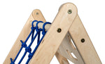 Kletterdreieck ORANG - UTAN UP | 3 - seitig | 87cm | mit Netz, Sprossen - und Kletterseite - Kletterling – einfach Kind sein