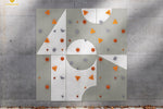 Kletterwand BK OUTDOOR aus 6 Teilen | 236 cm x 234 cm | inkl. 45 Griffen | 120 Loch - Kletterling – einfach Kind sein