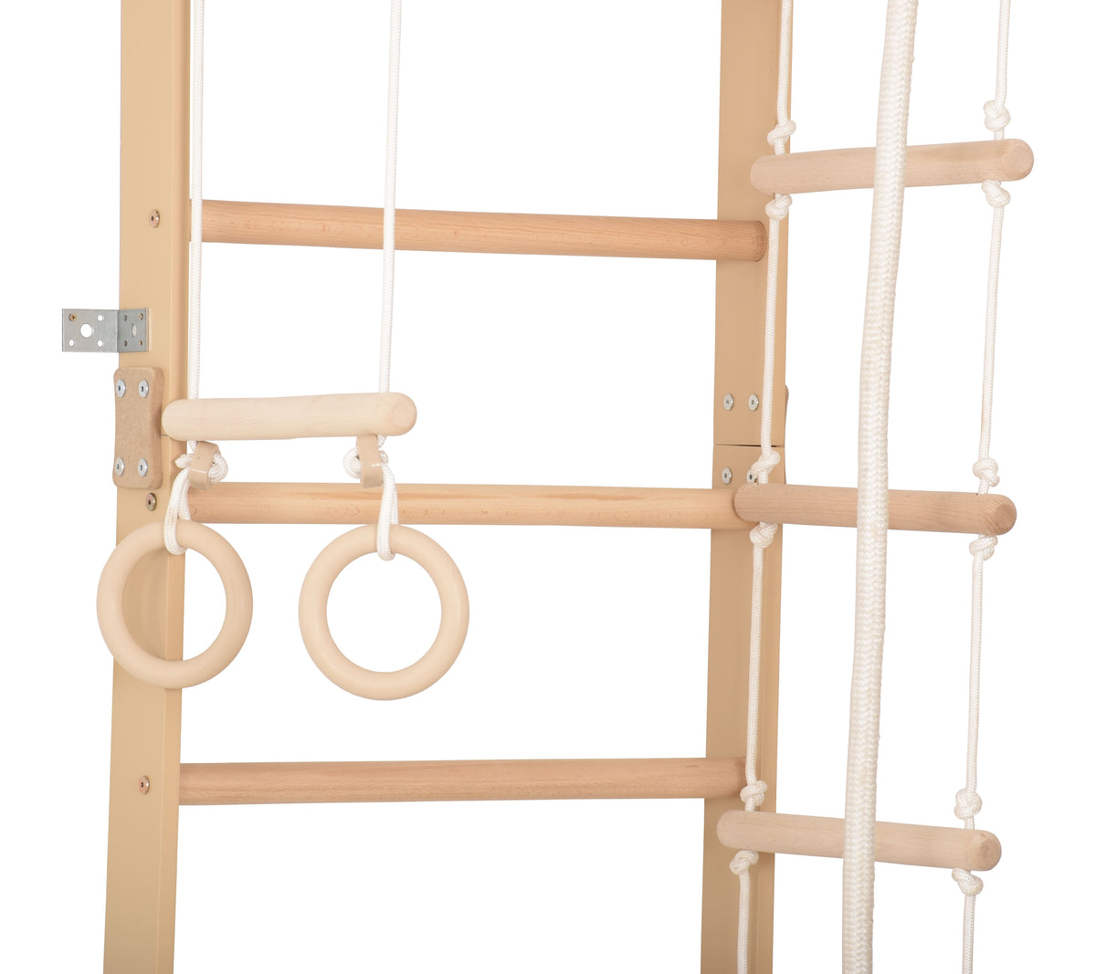 Sprossenwand für Heimtraining mit festem Reck – Indoor Fitnessgerät für die ganze Familie (SPR B) – Ansicht 4