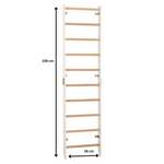 Sprossenwand SPR H Weiß – Minimalistische Fitnessleiter – Ansicht 3