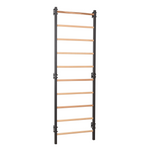 Metallische Sprossenwand STEEL 1 – Graphit mit Buchenholzsprossen | RINAGYM – Ansicht 9