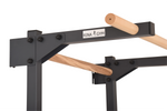 Metallische Sprossenwand STEEL PURE mit Klimmzugstange – Graphit | RINAGYM – Ansicht 20