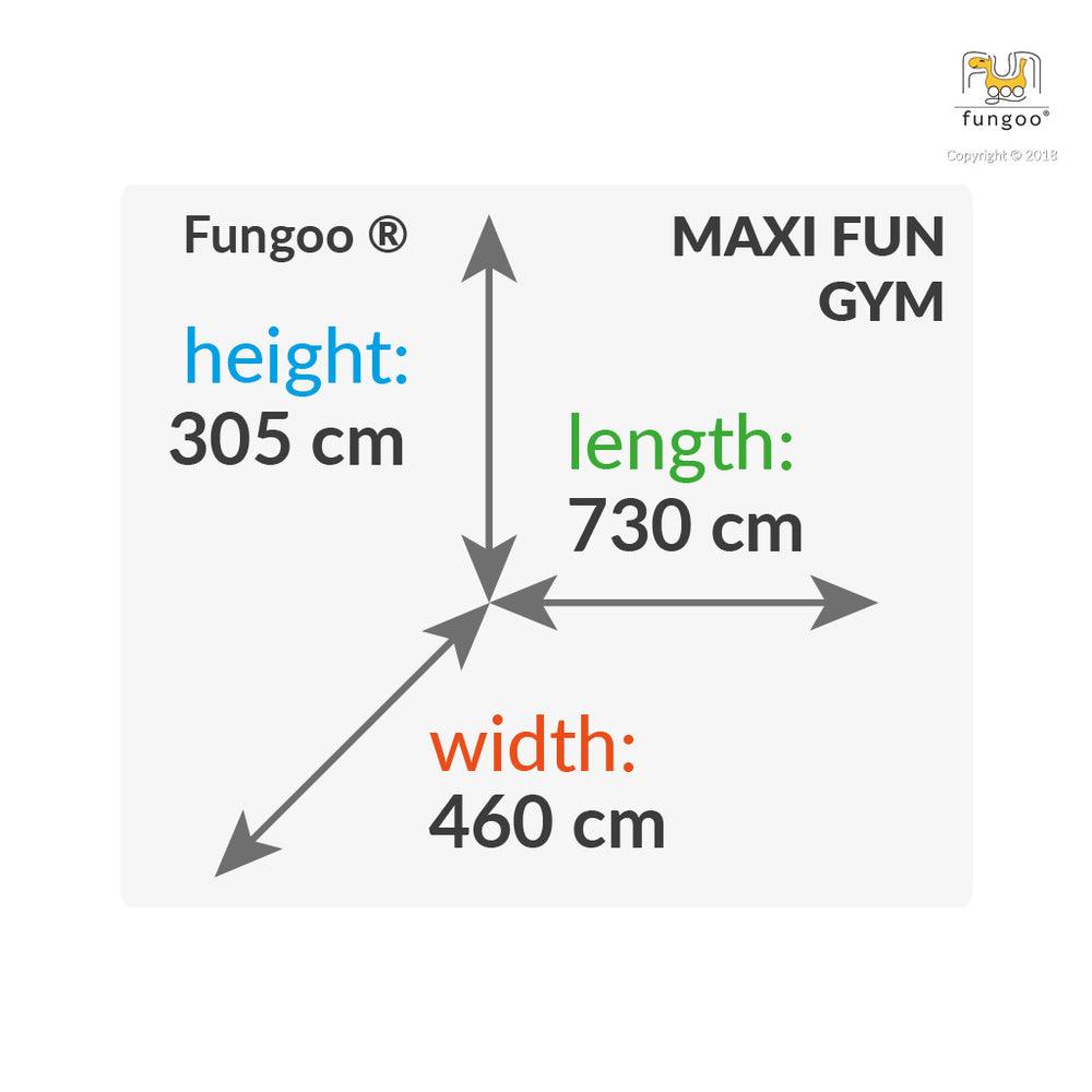 Spielturm Maxi Set Fun Gym mit 2x Spielturm, Rutsche, Kletterturm, Kletterwand, Schaukel - Kletterling – einfach Kind sein