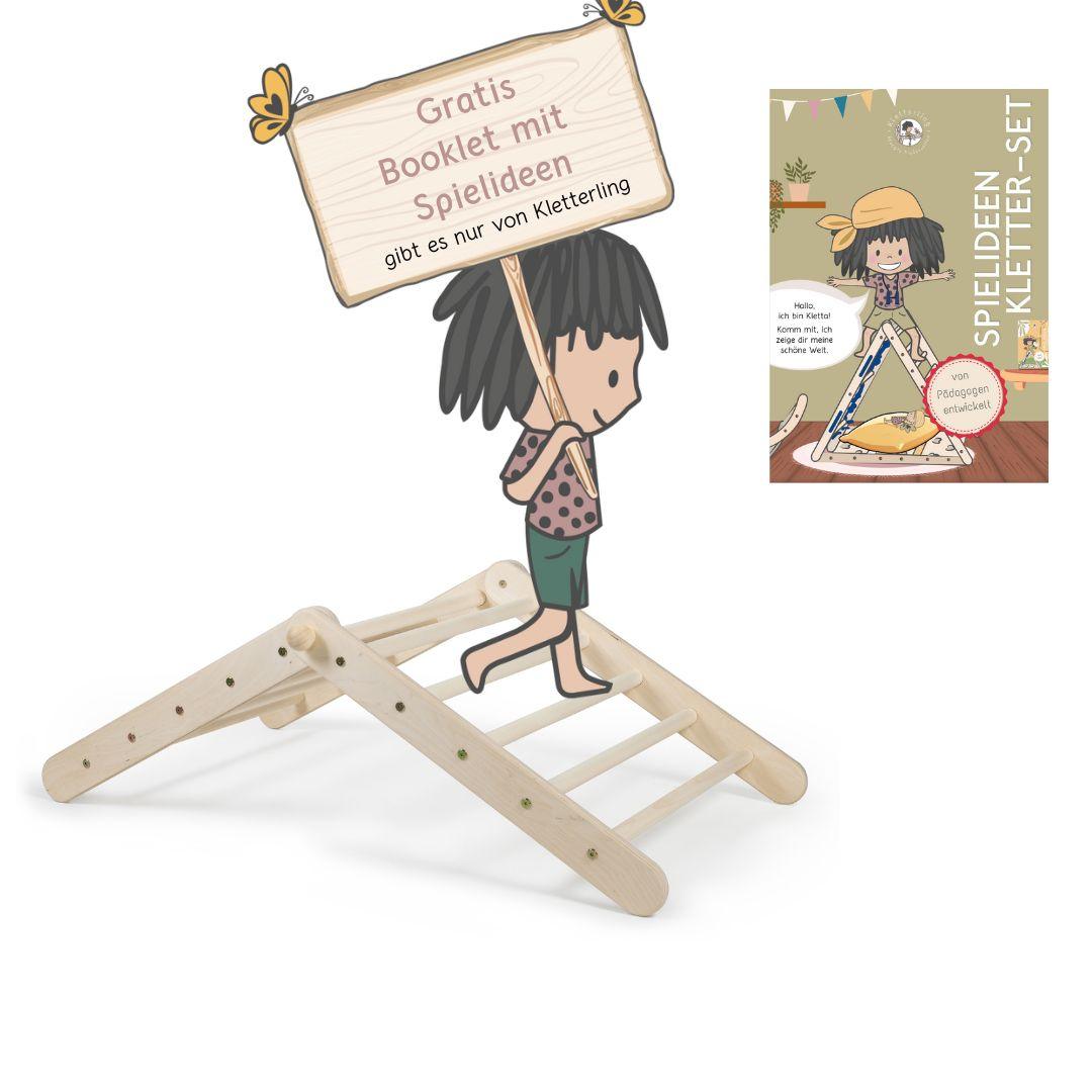 Zicklein - 5 - fach höhenverstellbares Kletterdreieck (60cm) nach Emmi Pikler - Kletterling – einfach Kind sein